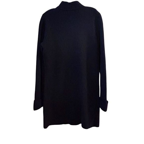 Adrienne Vittadini Women's Blue Long Jacket Lion Buttons Size L - Picture 10 of 14